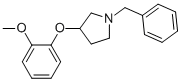 1-BENZYL-3-(O-METHOXYPHENOXY)PYRROLIDINE CAS#: 17741-12-7