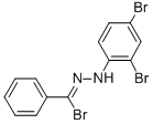 1-[BROMO(PHENYL)METHYLENE]-2-(2,4-DIBROMOPHENYL)-HYDRAZINE CAS#: 2516-46-3