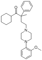 1-BUTANONE, 1-CYCLOHEXYL-4-[4-(2-METHOXYPHENYL)-1-PIPERAZINYL]-2-METHYL-2-PHENYL-, DIHYDROCHLORIDE CAS#: 228418-79-9