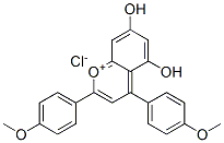 1-Benzopyrylium, 5,7-dihydroxy-2,4-bis(p-methoxyphenyl)-, chloride CAS#: 26187-03-1