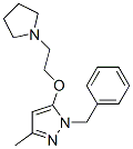 1-Benzyl-3-methyl-5-[2-(1-pyrrolidinyl)ethoxy]-1H-pyrazole CAS#: 15090-08-1