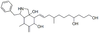 1-Benzyl-4-(8,11-dihydroxy-4-methyl-1-undecenyl)-5,6,7,7a-tetrahydro-7-methyl-6-methylene-3a,5(4H)-isoindolinediol CAS#: 14110-73-7