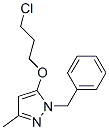 1-Benzyl-5-(3-chloropropoxy)-3-methyl-1H-pyrazole CAS#: 15083-40-6