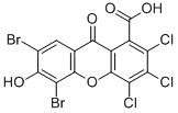 1-CARBOXYL-5,7-DIBROMO-6-HYDROXY-2,3,4-TRICHLOROXANTHONE CAS#: 21811-73-4