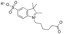 1-CARBOXYPENTYL-2,3,3-TRIMETHYLINDOLENIUM-5-SULFATE, POTASSIUM SALT CAS#: 246516-15-4