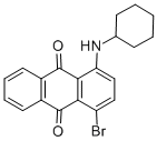 1-CYCLOHEXYLAMINO-4-BROMOANTHRQAQUINONE CAS#: 14233-28-4