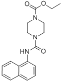 1-Carboethoxy-4-(1-naphthylcarbamyl)piperazine CAS#: 101976-06-1