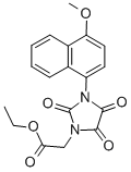 1-(Carboethoxymethyl)-3-(4-methoxy-1-naphthyl)-parabanic acid CAS#: 101564-81-2