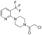 1-(Chloroacetyl)-4-[3-(trifluoromethyl)pyridin-2-yl]piperazine, 2-[4-(Chloroacetyl)piperazin-1-yl]-3-(trifluoromethyl)pyridine CAS#: 260392-48-1