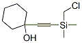 1-[[(Chloromethyl)dimethylsilyl]ethynyl]-1-cyclohexanol CAS#: 25911-25-5