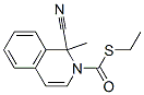 1-Cyano-1-methyl-2(1H)-isoquinolinecarbothioic acid S-ethyl ester CAS#: 17954-39-1