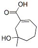 1-Cycloheptene-1-carboxylic acid, 6-hydroxy-6-methyl- (8CI) CAS#: 17606-98-3