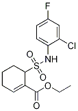 1-Cyclohexene-1-carboxylic acid, 6-[[(2-chloro-4-fluorophenyl)aMino]sulfonyl]-, ethyl ester CAS#: 243983-70-2