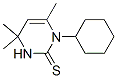 1-Cyclohexyl-3,4-dihydro-4,4,6-trimethyl-2(1H)-pyrimidinethione CAS#: 18957-54-5