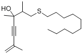 1-(Decylthio)-2,3,6-trimethyl-6-hepten-4-yn-3-ol CAS#: 102244-23-5