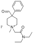 1-((Diethylcarbamoyl)methyl)-4-formyl-1-methyl-4-phenylpiperidinium io dide CAS#: 102207-27-2