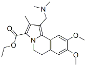 1-[(Dimethylamino)methyl]-5,6-dihydro-8,9-dimethoxy-2-methylpyrrolo[2,1-a]isoquinoline-3-carboxylic acid ethyl ester CAS#: 20353-73-5