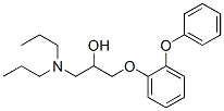 1-(Dipropylamino)-3-(o-phenoxyphenoxy)-2-propanol CAS#: 24588-96-3