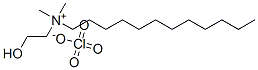 1-Dodecanaminium,N-(2-hydroxyethyl)-N,N-dimethyl-,perchlorate(salt) CAS#: 13826-05-6