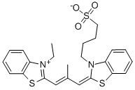 1-ETHYL-2-(2-METHYL-3-(1-G-SULFABUTYL-1,3-BENZTHIAZOLIN-2- YLIDEN)-PROP-1-EN-1-YL)-1,3-BENZTHIAZOLIUM-BETAINE CAS#: 28789-09-5