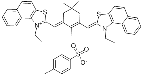 1-ETHYL-2-[(3-([1-ETHYLNAPHTHO[1,2-D][1,3]THIAZOL-2(1H)-YLIDENE]METHYL)-2,5,5-TRIMETHYL-2-CYCLOHEXEN-1-YLIDENE)METHYL]NAPHTHO[1,2-D][1,3]THIAZOL-1-IUM 4-METHYLBENZENESULFONATE CAS#: 202135-13-5