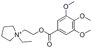 1-Ethyl-1-[2-[(3,4,5-trimethoxybenzoyl)oxy]ethyl]pyrrolidinium CAS#: 24468-02-8