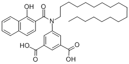 1-HYDROXY-N-OCTADECYL-N-(3,5-DICARBOXY-PHENYL)-2-NAPHTHAMIDE CAS#: 26639-29-2