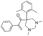 1-[Hexahydro-1,3-dimethyl-5-(2,6-xylyl)pyrimidin-5-yl]-2-phenyl-2-propen-1-one CAS#: 29549-15-3