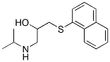 1-(Isopropylamino)-3-(1-naphtylthio)-2-propanol CAS#: 19343-29-4