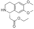 1-Isoquinolineacetic acid, 1,2,3,4-tetrahydro-6,7-dimethoxy-, ethyl ester, (1S)- CAS#: 17447-45-9