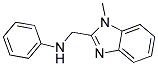 (1-METHYL-1H-BENZOIMIDAZOL-2-YLMETHYL)-PHENYL-AMINE CAS#: 14704-61-1