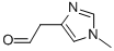 (1-METHYL-1H-IMIDAZOL-4-YL)-ACETALDEHYDE CAS#: 19639-03-3