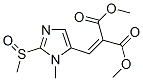 [[1-Methyl-2-(methylsulfinyl)-1H-imidazol-5-yl]methylene]propanedioic acid dimethyl ester CAS#: 105956-07-8