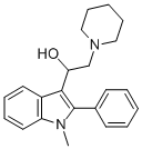 1-Methyl-2-phenyl-alpha-(piperidinomethyl)indole-3-methanol CAS#: 102557-67-5