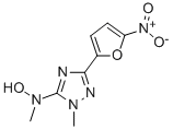 [[1-Methyl-3-(5-nitro-2-furyl)-1H-1,2,4-triazol-5-yl]amino]methanol CAS#: 24054-57-7
