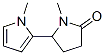 1-Methyl-5-(1-methyl-1H-pyrrol-2-yl)pyrrolidin-2-one CAS#: 13950-22-6