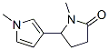 1-Methyl-5-(1-methyl-1H-pyrrol-3-yl)pyrrolidin-2-one CAS#: 13950-23-7