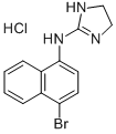 1-NAPHTHYLAMINE, 4-BROMO-N-(2-IMIDAZOLIN-2-YL)-, HYDROCHLORIDE CAS#: 102280-42-2