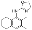 1-NAPHTHYLAMINE, 5,6,7,8-TETRAHYDRO-2,3-DIMETHYL-N-(2-OXAZOLINYL)- CAS#: 102280-58-0