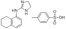 1-NAPHTHYLAMINE, 5,6,7,8-TETRAHYDRO-N-(2-IMIDAZOLIN-2-YL)-, p-TOLUENES ULFONATE CAS#: 102280-49-9
