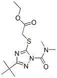 1-(N,N-dimethylcarbamoyl)-3-tert-butyl-5-carbethoxymethylthio-1H-1,2,4-triazole CAS#: 110895-43-7