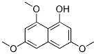 1-Naphthalenol, 3,6,8-trimethoxy- CAS#: 13586-04-4