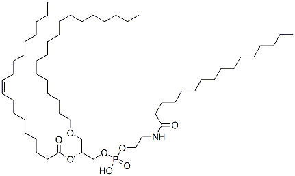 1-O-octadecyl-2-oleoyl-sn-glycero-3-phospho-(N-palmitoyl)ethanolamine CAS#: 104672-13-1