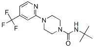 1-PIPERAZINECARBOXAMIDE, N-(1,1-DIMETHYLETHYL)-4-[4-(TRIFLUOROMETHYL)-2-PYRIDINYL]- CAS#: 257862-83-2