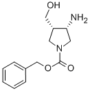 1-PYRROLIDINECARBOXYLIC ACID, 3-AMINO-4-(HYDROXYMETHYL)-, PHENYLMETHYL ESTER, (3S,4S)- CAS#: 252770-08-4