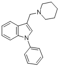 1-Phenyl-3-(piperidinomethyl)indole CAS#: 109934-52-3