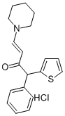 1-Phenyl-4-piperidino-1-(2-thienyl)-3-buten-2-one hydrochloride CAS#: 100482-68-6