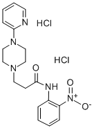 1-Piperazinepropanamide, N-(2-nitrophenyl)-4-(2-pyridinyl)-, dihydroch loride CAS#: 104373-63-9