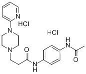 1-Piperazinepropanamide, N-(4-(acetylamino)phenyl)-4-(2-pyridinyl)-, d ihydrochloride CAS#: 104373-82-2
