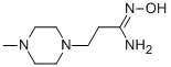 1-Piperazinepropionamidoxime,4-methyl-(6CI) CAS#: 108372-23-2